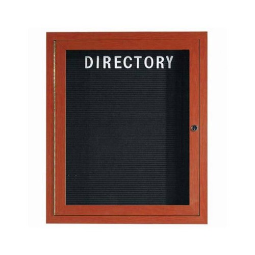 1 DOOR ALUMINUM FRAME WOOD LOOK,