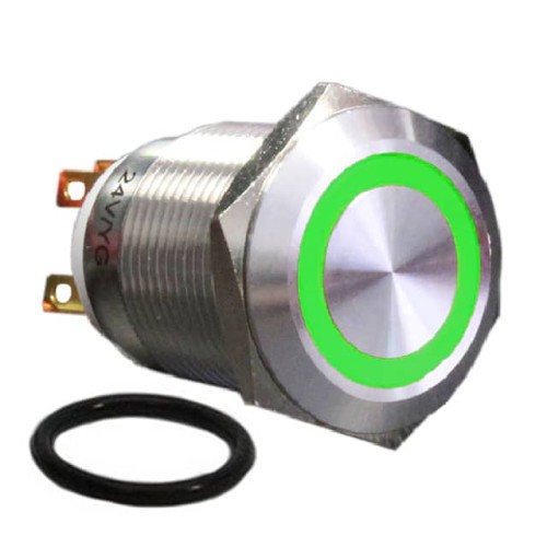 SWITCH PB DPST-NO/NC 1A 125V