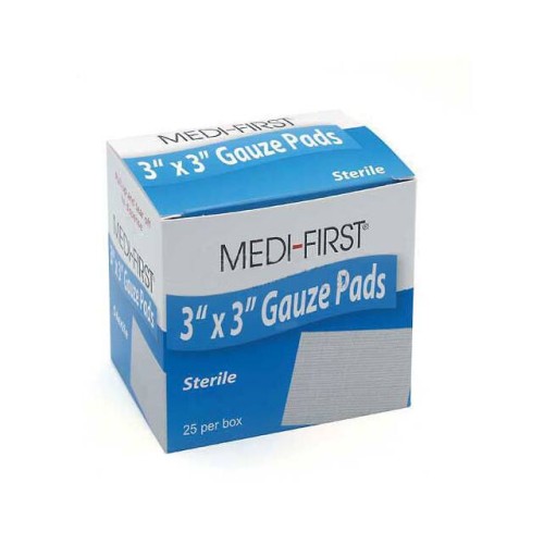 MEDIQUE GAUZE PADS, STERILE, 3X3