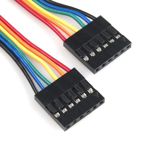 JUMPER WIRE 0.1" 6-PIN 6"