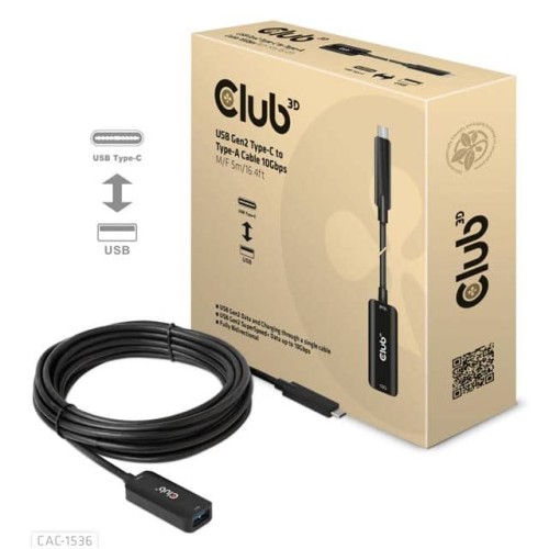 USBC GEN2 TO USBA CABLE 10GBPSBK