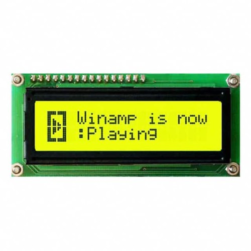 LCD MODULE 32 DIG 16 X 2 YLW/GRN