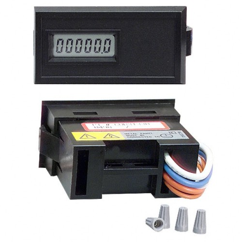 COUNTER LCD 6 CHAR PANEL MOUNT