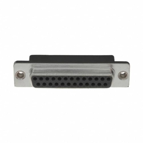 CONN D-SUB RCPT 25POS R/A SLDR