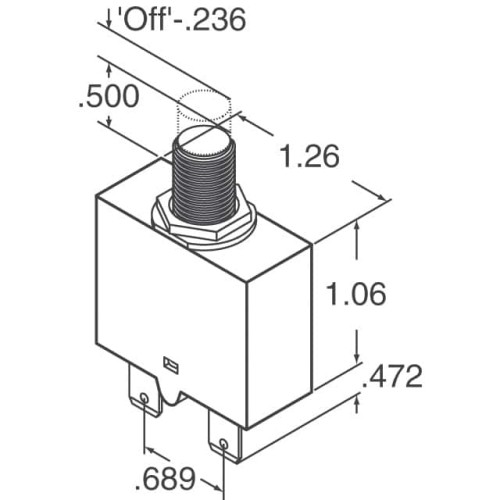 CIR BRKR THRM 20A 240VAC/28VDC