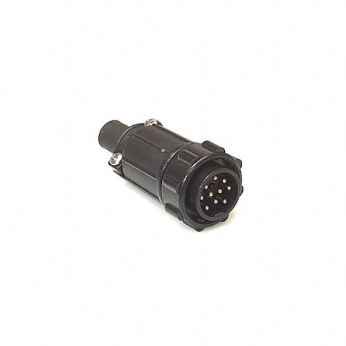 CONN PLUG MALE 10P GOLD SLDR CUP