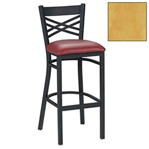 BAR STOOL W/CRISS-CROSS BACK,17-