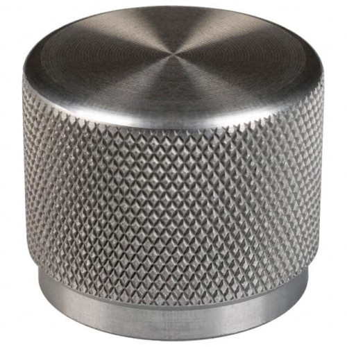 KNOB KNURLED 0.236" METAL