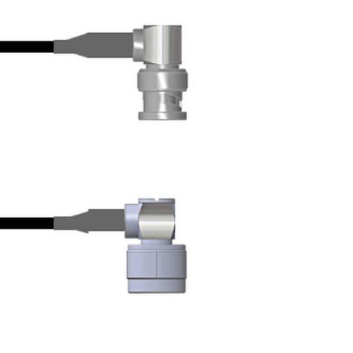 CBL ASSY BNC-N-TYPE PLUG RG58 6"