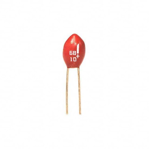 CAP TANT 68UF 20% 10V RADIAL