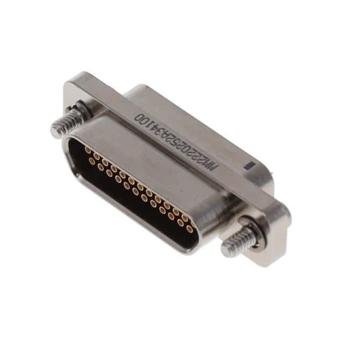 D-SUB, RCPTL, .050", 2ROW, 25POS
