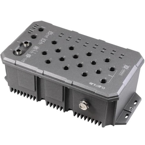 16-PORT INDUSTRIAL M12 IP67 WATE