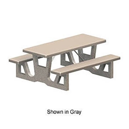 72" RECTANGULAR PICNIC TABLE, CO