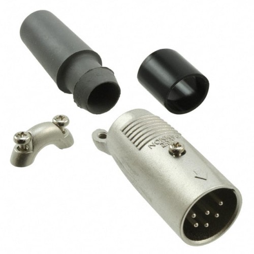 CONN PLUG MALE XLR 6P SOLDER