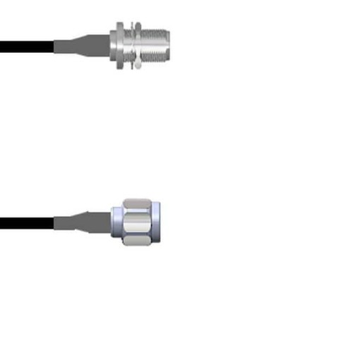 CBL ASSY N-TYPE JACK TO PLUG 9"