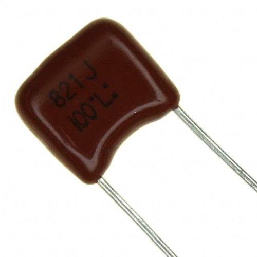 CAP FILM 820PF 5% 100VDC RADIAL