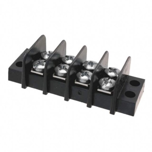 CONN BARRIER STRIP 4CIRC 0.375"