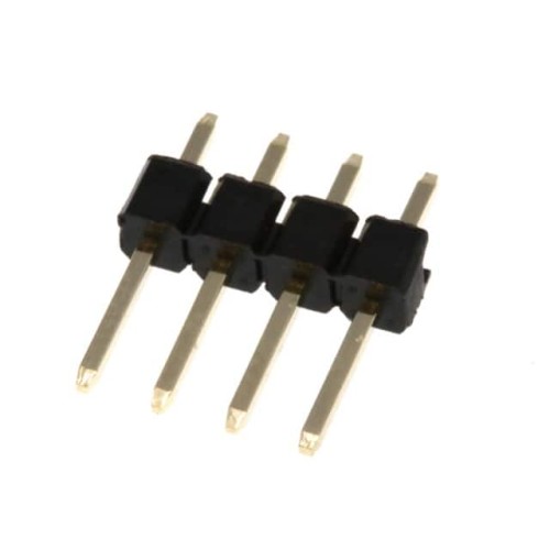 PIN HEADER, THR, SINGLE ROW, .10