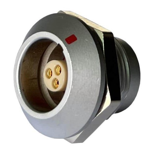 CONN RCPT FMALE 3P GOLD SLDR CUP