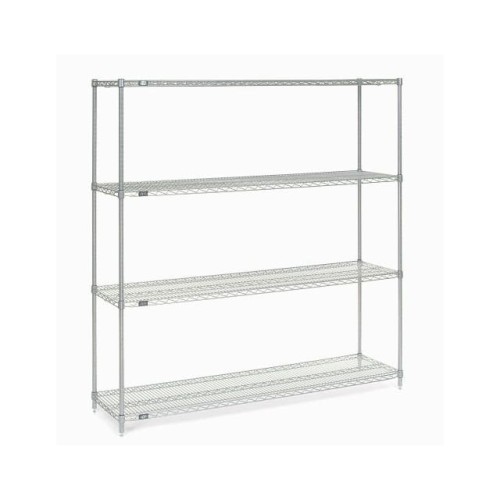 WIRE SHELVING, 72"WX14"DX86"H