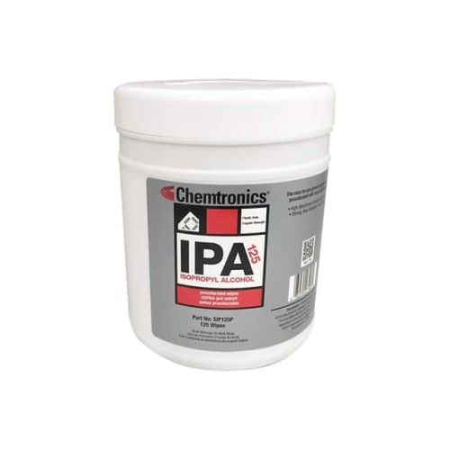 WIPES IPA ELEC GRADE 125/TUB