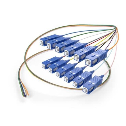 FIBER PIGTAIL 12STR SM SC/UPC 3M