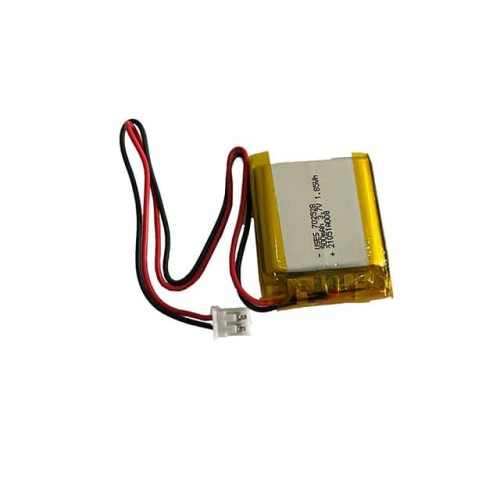 0.5Ah,3.7V,LiPo,702528 size,JST