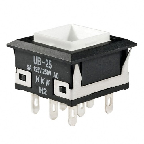 SWITCH PUSHBUTTON DPDT 5A 125V