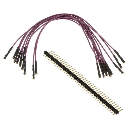 10 PACK 7" FEMALE PURPLE JUMPERS