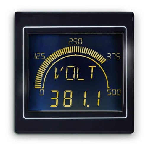 VOLT, AMP, FREQ, PWR, MOD RTU