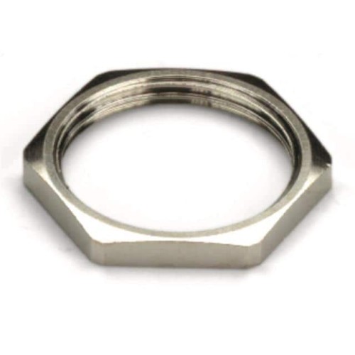 LOCK NUT 0.709" BRASS PG9 PK/100