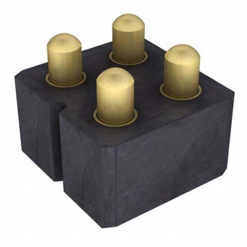 CONN SPRING PISTON 4POS SMD, HIG