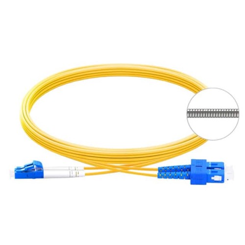 FIB OPT CBL LC-SC DUPLEX SGL 7M