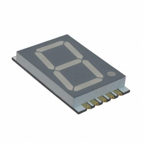 DISPLAY 7-SEG 0.8" SGL RED 10SMD