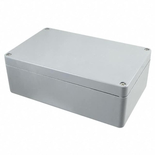 BOX FIBERGLASS GRY 10.24"LX6.3"W