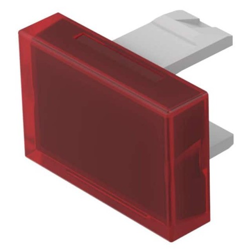 LENS RED FLAT 12.8X18.8 PLASTIC