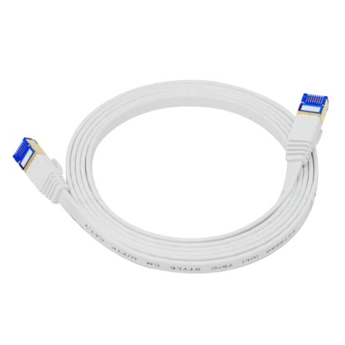 CAT7F ETHERNET CABLE 6FT - WHITE