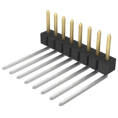 CONN HEADER R/A 8POS 2.54MM