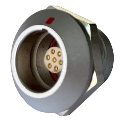 CONN RCPT FMALE 7P GOLD SLDR CUP