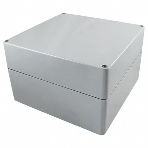 BOX FIBERGLASS GRY 10.04"X9.84"