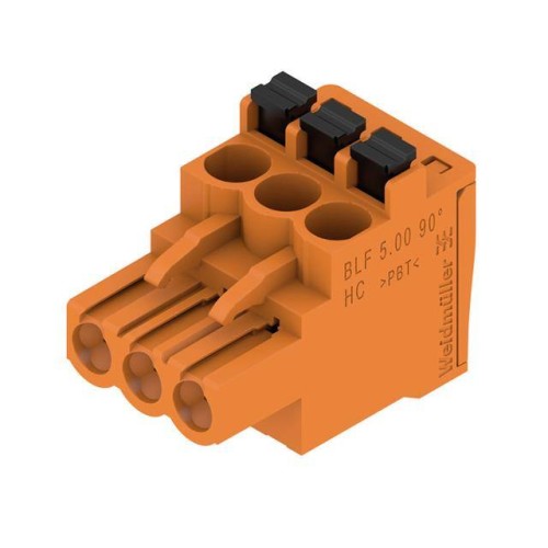 TERM BLOCK PLUG 3POS 90DEG 5MM