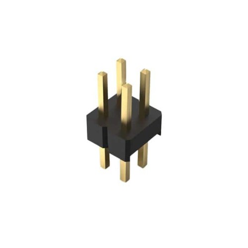 4POS, 2MM PITCH PIN HDR, DIL, TH