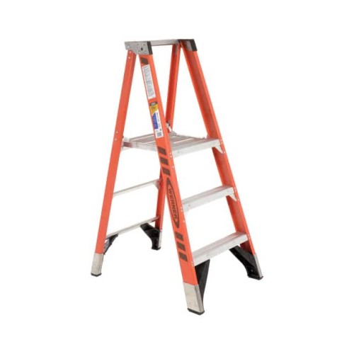 3' FIBERGLASS PLATFORM STEP LADD