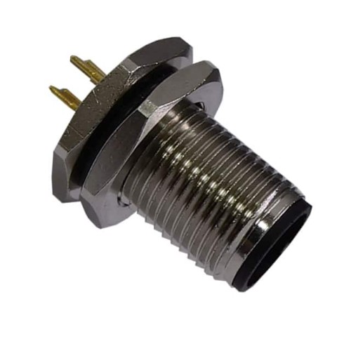 CONN RCPT MALE 4POS GOLD SOLDER