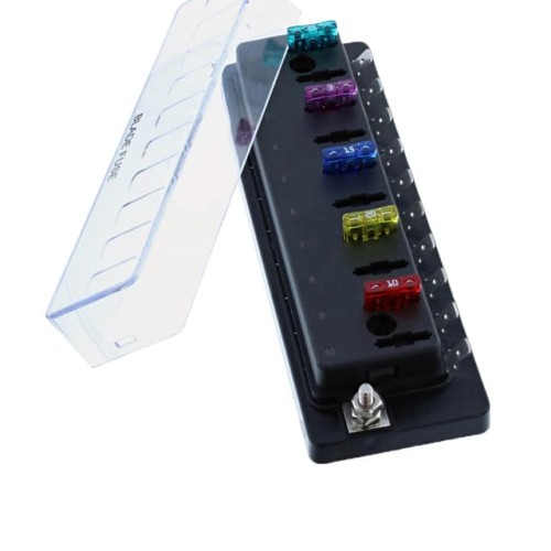 REGULAR FUSE BLOCK, 10 POLE