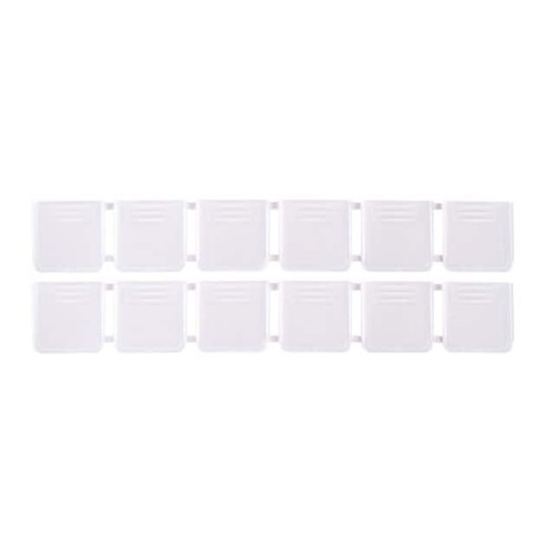 NON-ZERUST DIVIDERS 1=PK OF 12