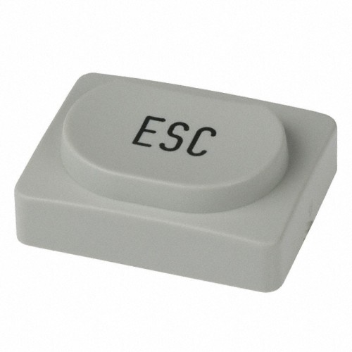 CAP KEYSWITCH RECT DARK GRAY