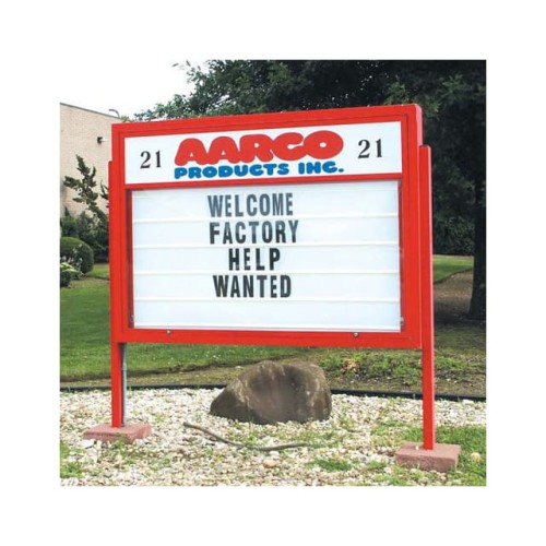 DOUBLE SIDED MARQUEE W/ HEADER,