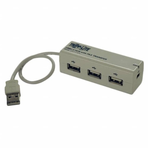 3-PORT USB 2.0 HUB W/ FILE TRANS