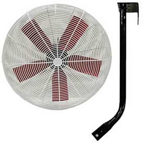 24" CEILING MOUNT BASKET FAN 1/3